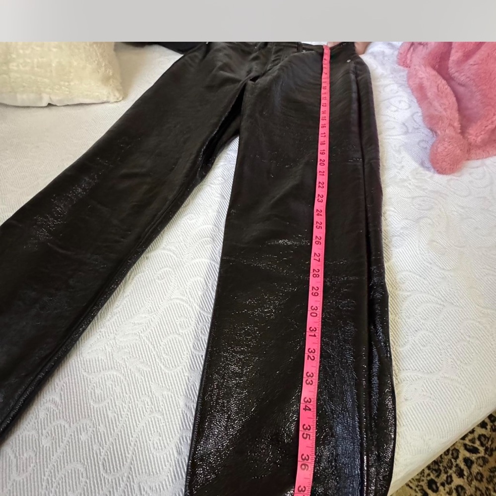Express Black Straight Leg pants with Sleek Finish - Picture 5 of 7
